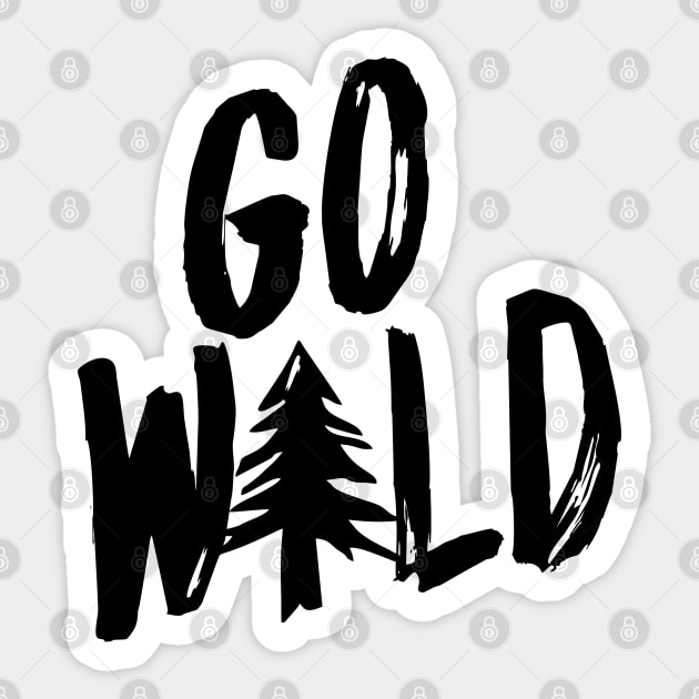 Go Wild Sticker by CGAINSTUDIO